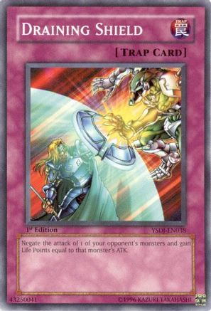 Image of Draining Shield (YSDJ-EN038) - Starter Deck: Jaden Yuki Unlimited