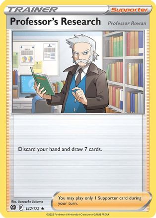 Image of Professor's Research 147/172  Deck Exclusives - Rare