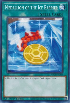 Image of Medallion of the Ice Barrier (HAC1-EN055) - Hidden Arsenal: Chapter 1 1st Edition