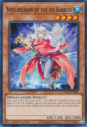 Image of Spellbreaker of the Ice Barrier (HAC1-EN041) - Hidden Arsenal: Chapter 1 1st Edition