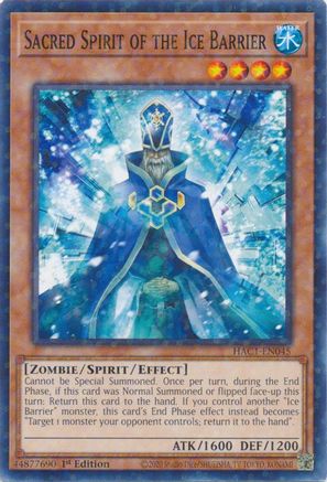 Image of Sacred Spirit of the Ice Barrier (Duel Terminal) (HAC1-EN045) - Hidden Arsenal: Chapter 1 1st Edition