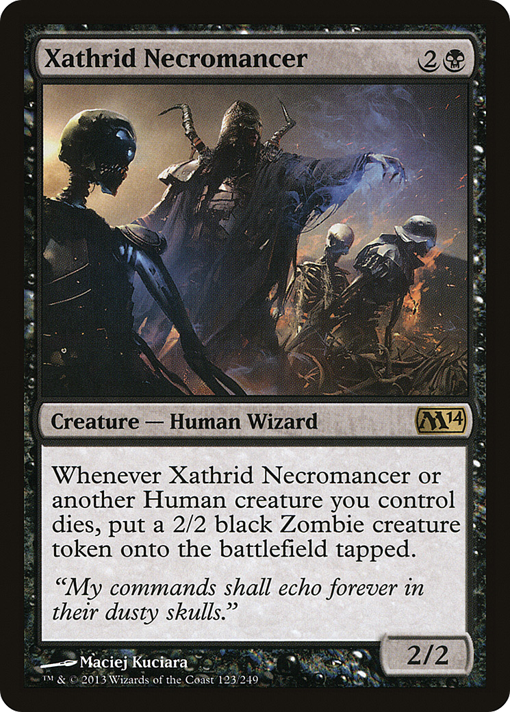 Image of Xathrid Necromancer (M14-123) - Magic 2014 Foil
