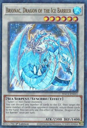 Image of Brionac, Dragon of the Ice Barrier (Duel Terminal) (HAC1-EN051) - Hidden Arsenal: Chapter 1 1st Edition