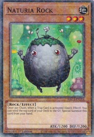 Image of Naturia Rock (Duel Terminal) (HAC1-EN094) - Hidden Arsenal: Chapter 1 1st Edition