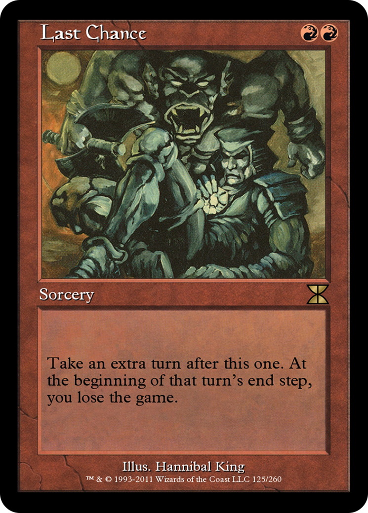 Image of Last Chance (ME4-125) - Masters Edition IV Foil