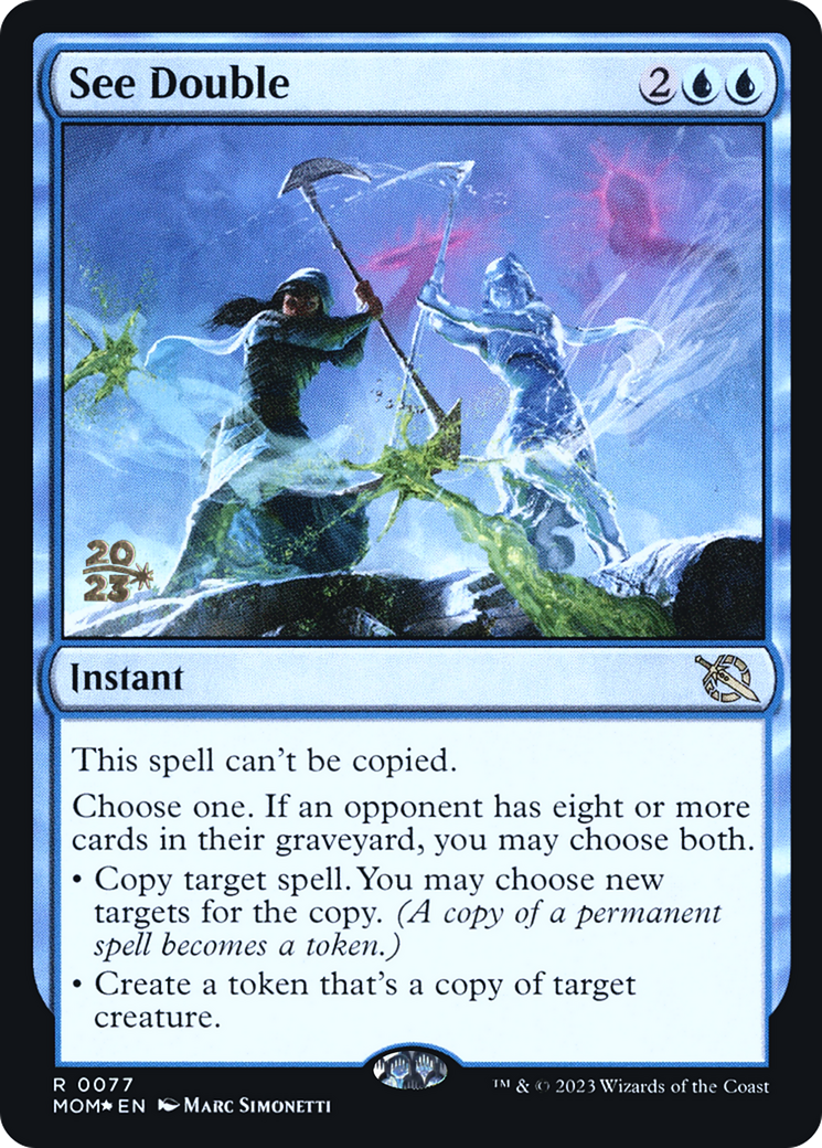 Image of See Double (PRE-077) - March of the Machine Promos Foil