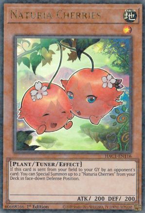 Image of Naturia Cherries (Duel Terminal) (HAC1-EN116) - Hidden Arsenal: Chapter 1 1st Edition