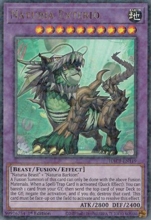 Image of Naturia Exterio (Duel Terminal) (HAC1-EN119) - Hidden Arsenal: Chapter 1 1st Edition