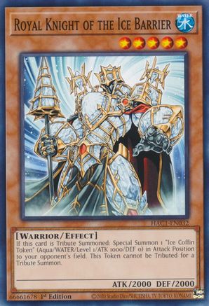 Image of Royal Knight of the Ice Barrier (HAC1-EN032) - Hidden Arsenal: Chapter 1 1st Edition
