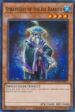Image of Strategist of the Ice Barrier (HAC1-EN047) - Hidden Arsenal: Chapter 1 1st Edition
