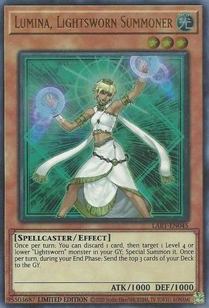 Image of Lumina, Lightsworn Summoner (LART-EN045) - The Lost Art Promotion Limited