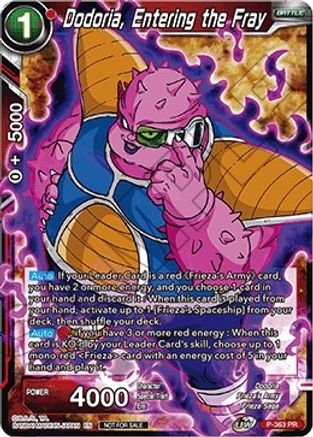 Image of Dodoria, Entering the Fray (Tournament Pack Vol. 7) (P-363) - Tournament Promotion Cards