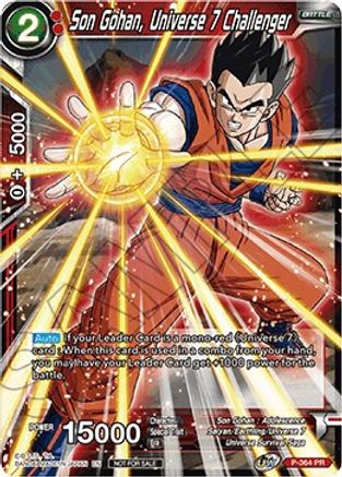 Image of Son Gohan, Universe 7 Challenger (Tournament Pack Vol. 7) (P-364) - Tournament Promotion Cards