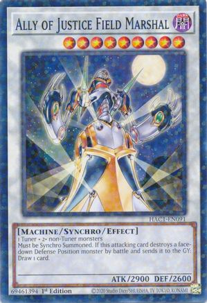Image of Ally of Justice Field Marshal (Duel Terminal) (HAC1-EN091) - Hidden Arsenal: Chapter 1 1st Edition