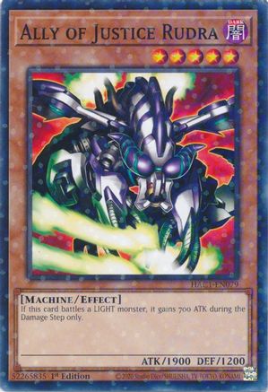 Image of Ally of Justice Rudra (Duel Terminal) (HAC1-EN079) - Hidden Arsenal: Chapter 1 1st Edition