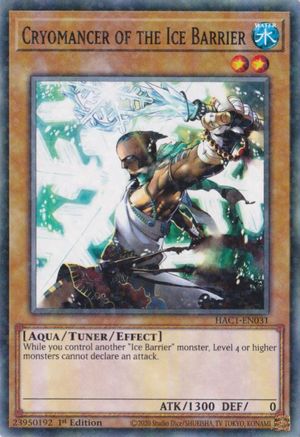 Image of Cryomancer of the Ice Barrier (Duel Terminal) (HAC1-EN031) - Hidden Arsenal: Chapter 1 1st Edition