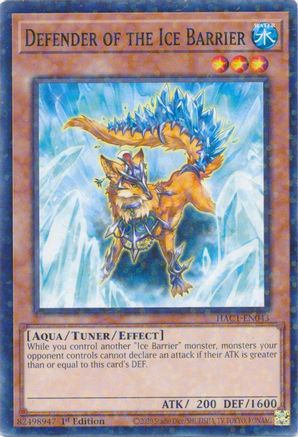 Image of Defender of the Ice Barrier (Duel Terminal) (HAC1-EN043) - Hidden Arsenal: Chapter 1 1st Edition