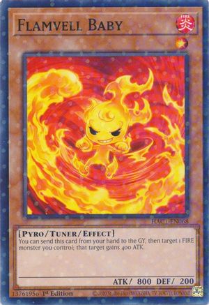 Image of Flamvell Baby (Duel Terminal) (HAC1-EN068) - Hidden Arsenal: Chapter 1 1st Edition