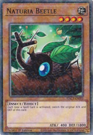 Image of Naturia Beetle (Duel Terminal) (HAC1-EN093) - Hidden Arsenal: Chapter 1 1st Edition