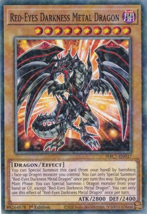 Image of Red-Eyes Darkness Metal Dragon (Duel Terminal) (HAC1-EN017) - Hidden Arsenal: Chapter 1 1st Edition