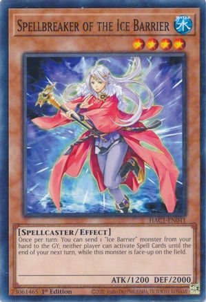 Image of Spellbreaker of the Ice Barrier (Duel Terminal) (HAC1-EN041) - Hidden Arsenal: Chapter 1 1st Edition