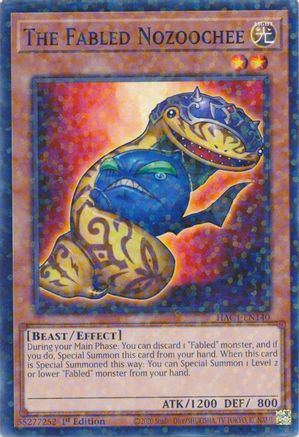 Image of The Fabled Nozoochee (Duel Terminal) (HAC1-EN140) - Hidden Arsenal: Chapter 1 1st Edition