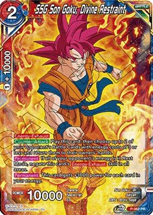 Image of SSG Son Goku, Divine Restraint (P-362) - Promotion Cards
