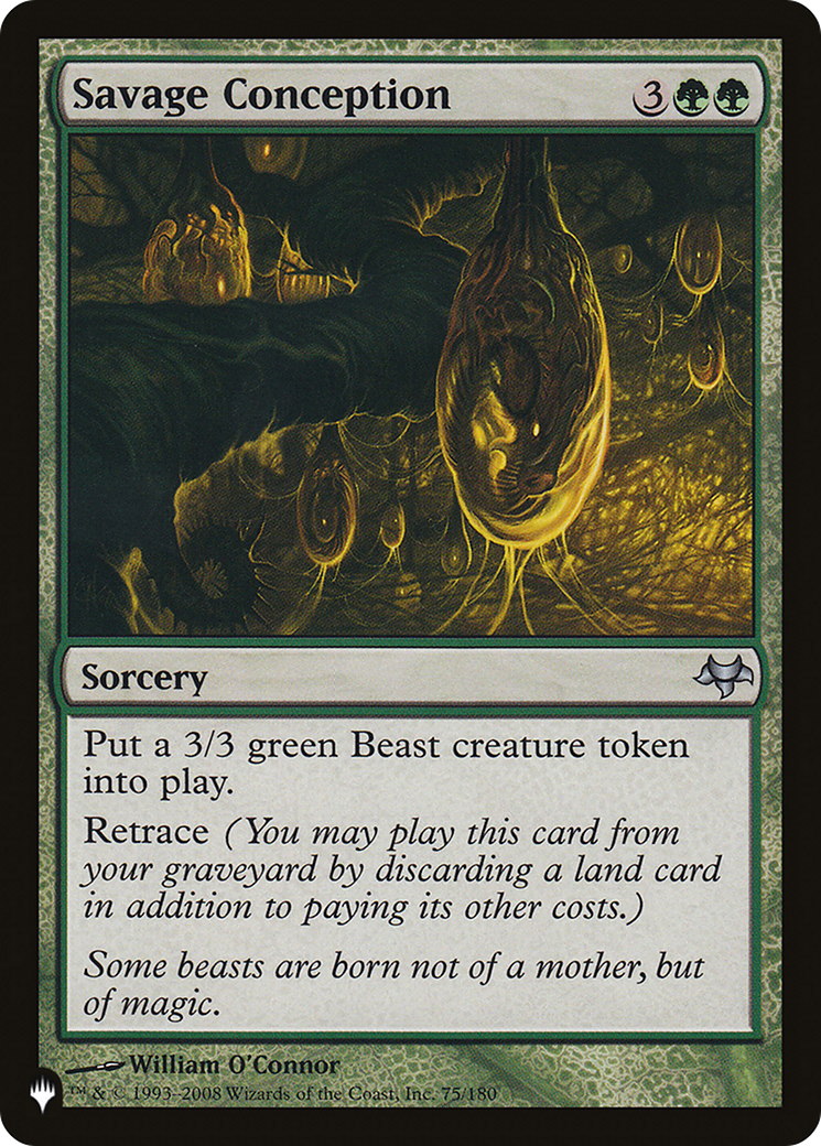 Image of Savage Conception (LIST-EVE-75) - The List