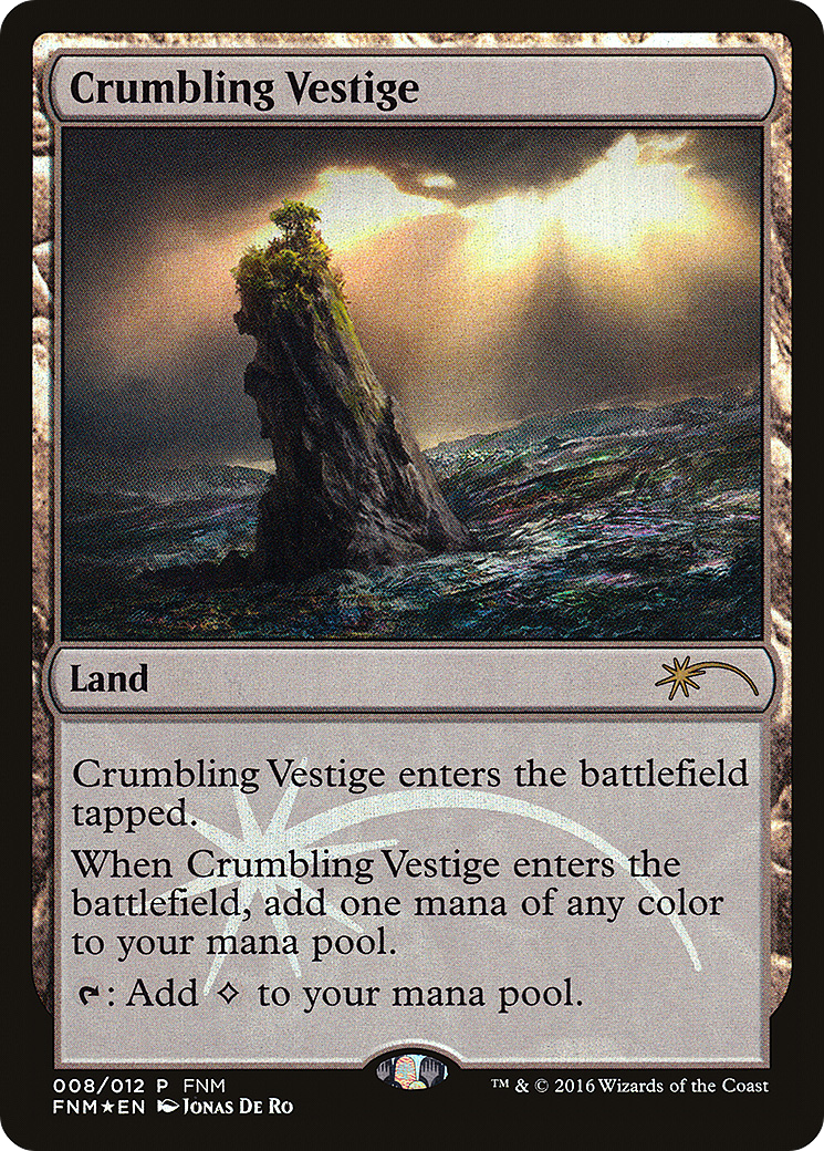 Image of Crumbling Vestige (FNM-008) - Friday Night Magic 2016 Foil