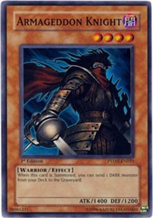 Image of Armageddon Knight (PTDN-EN021) - Phantom Darkness 1st Edition