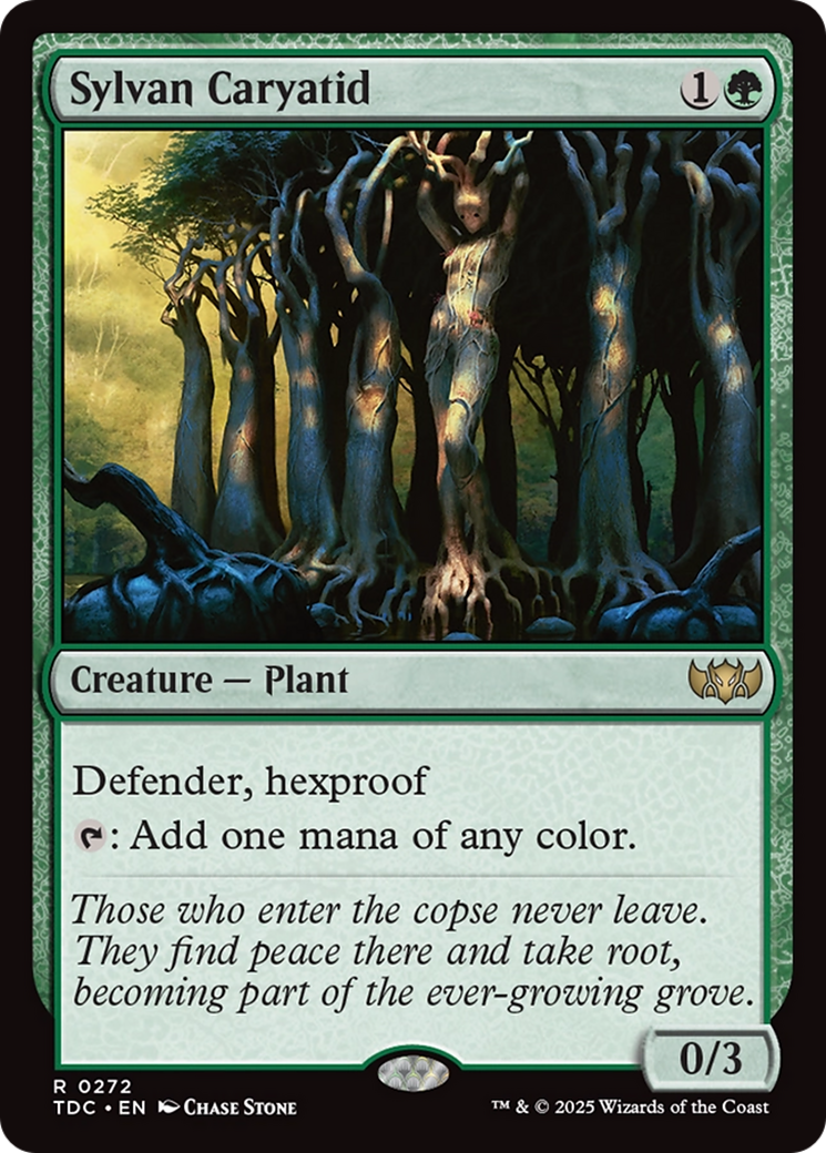 Image of Sylvan Caryatid (TDC-272) - Commander: Tarkir: Dragonstorm