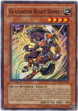Image of Gladiator Beast Darius (PTDN-EN031) - Phantom Darkness Unlimited