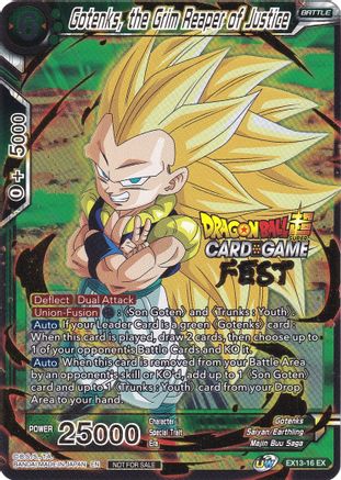 Image of Gotenks, the Grim Reaper of Justice (Card Game Fest 2022) (EX13-16) - Tournament Promotion Cards Foil