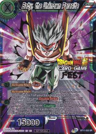 Image of Baby, the Unknown Parasite (Card Game Fest 2022) (BT11-033) - Tournament Promotion Cards Foil
