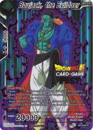 Image of Boujack, the Evildoer (Card Game Fest 2022) (BT13-047) - Tournament Promotion Cards Foil