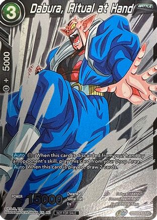 Image of Dabura, Ritual at Hand (Event Pack 09) (Alternate Foil) (BT13-137) - Tournament Promotion Cards Foil