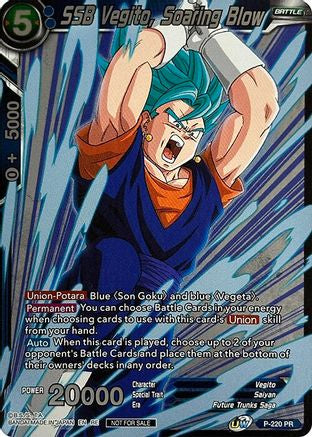 Image of SSB Vegito, Soaring Blow (Event Pack 09) (Alternate Foil) (P-220) - Tournament Promotion Cards Foil
