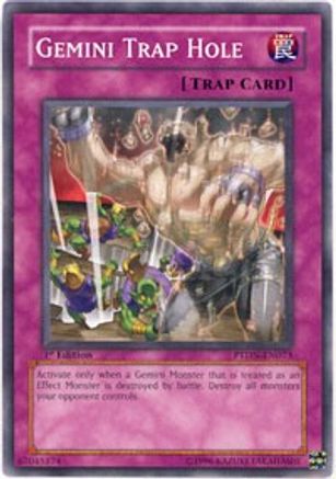 Image of Gemini Trap Hole (PTDN-EN073) - Phantom Darkness 1st Edition