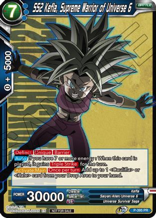 Image of SS2 Kefla, Supreme Warrior of Universe 6 (Championship Pack 2022 Vol.1) (P-395) - Promotion Cards