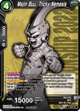 Image of Majin Buu, Tricky Nemesis (Championship Pack 2022 Vol.1) (P-398) - Promotion Cards