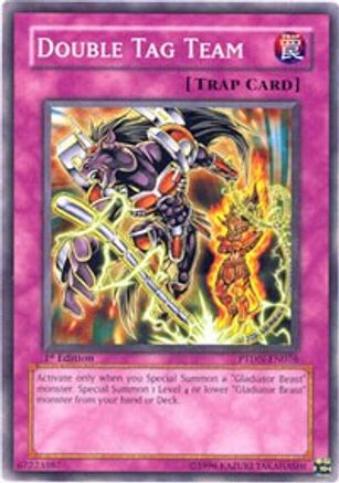 Image of Double Tag Team (PTDN-EN076) - Phantom Darkness 1st Edition