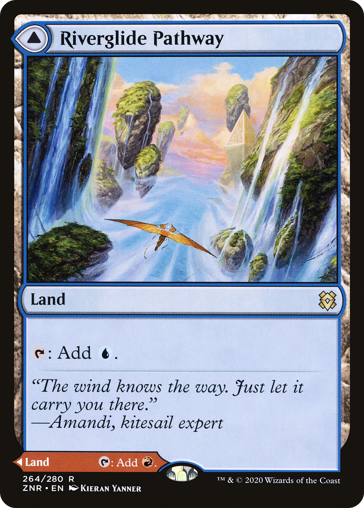 Image of Riverglide Pathway (ZNR-264) - Zendikar Rising Foil