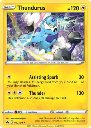 Image of Thundurus 052/198  - Holofoil Blister Exclusives - Promo