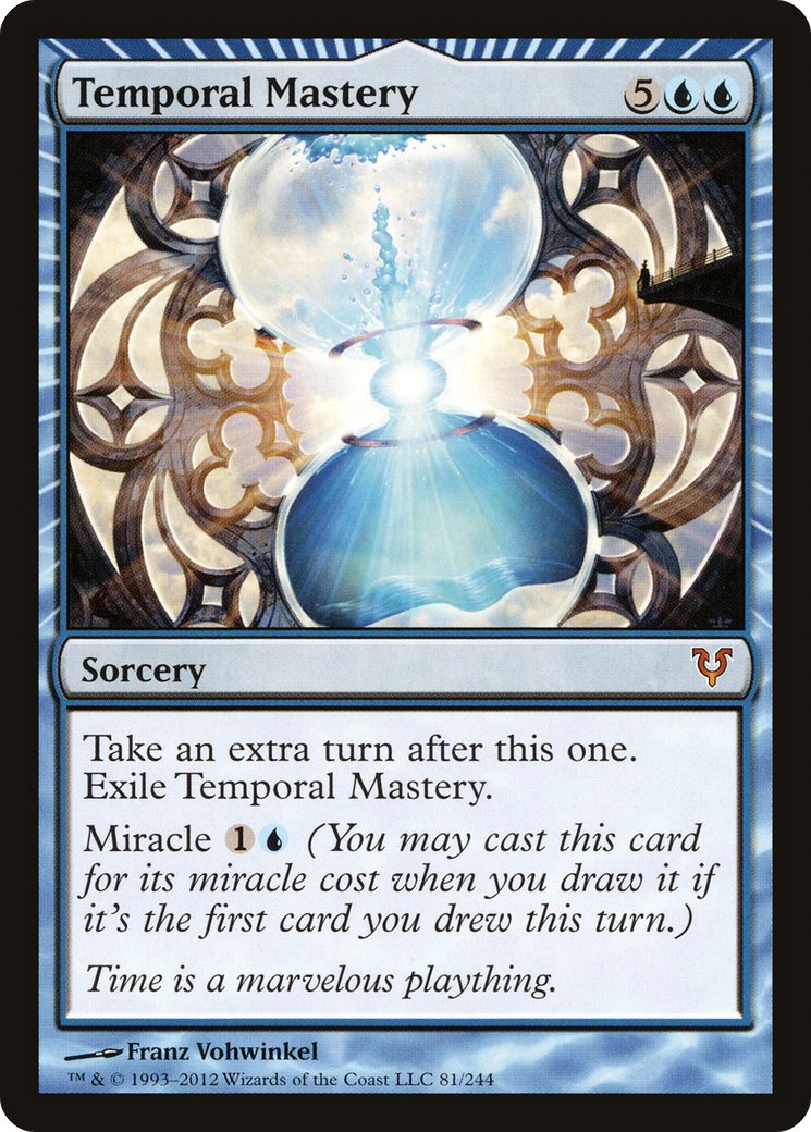 Image of Temporal Mastery (AVR-081) - Avacyn Restored: (miracle) Foil