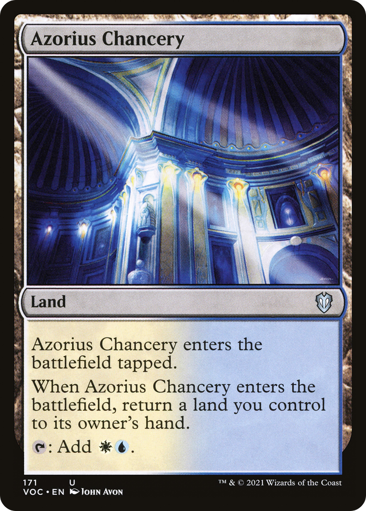 Image of Azorius Chancery (VOC-171) - Crimson Vow Commander