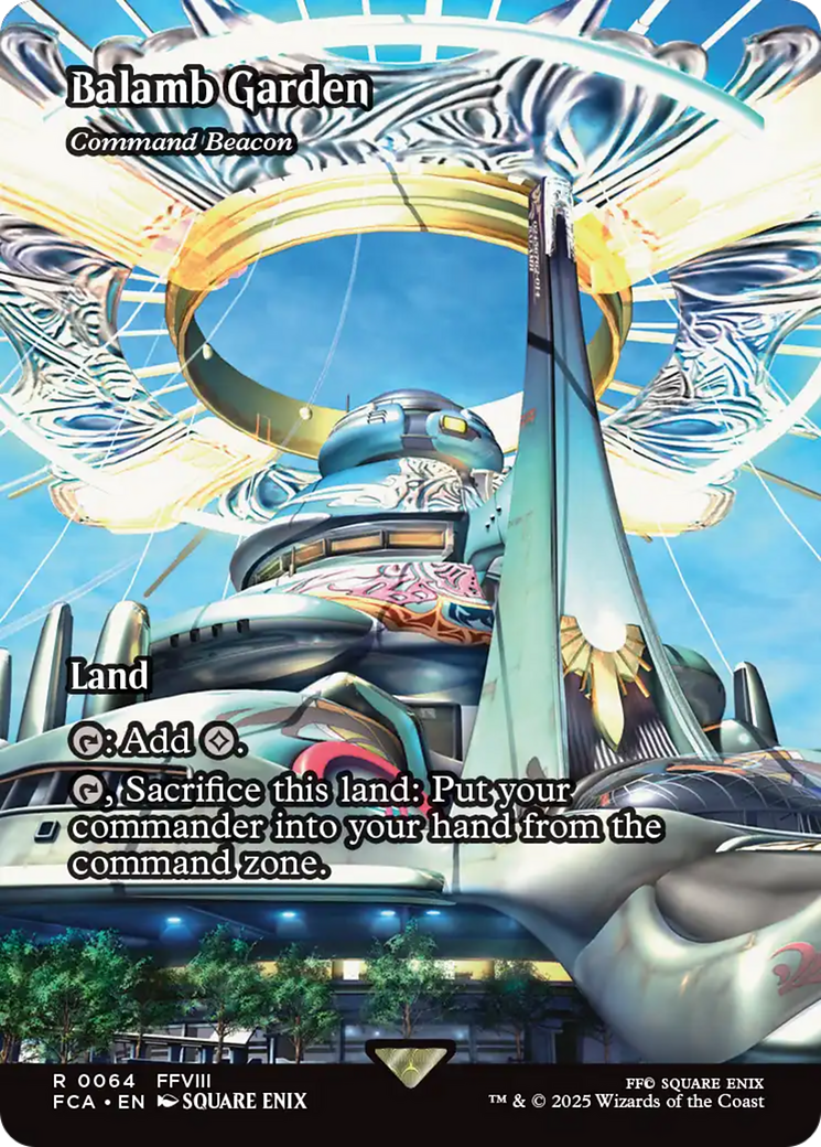 Image of Balamb Garden - Command Beacon (Showcase) (FCA-064) - FINAL FANTASY: Through the Ages / Balamb Garden (Borderless) Foil