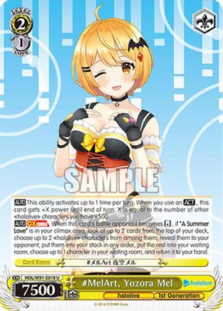 Image of #MelArt, Yozora Mel (HOL/W91-E018 U) - hololive production