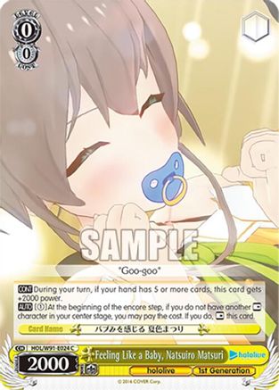 Image of Feeling Like a Baby, Natsuiro Matsuri (HOL/W91-E024 C) - hololive production