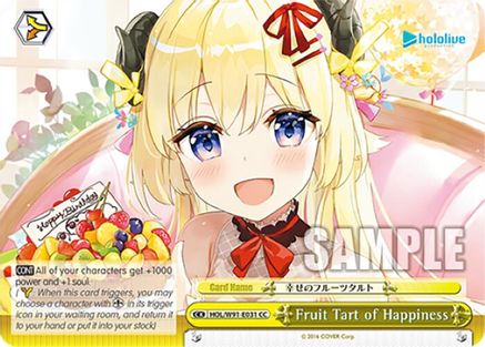 Image of Fruit Tart of Happiness (HOL/W91-E031 CC) - hololive production