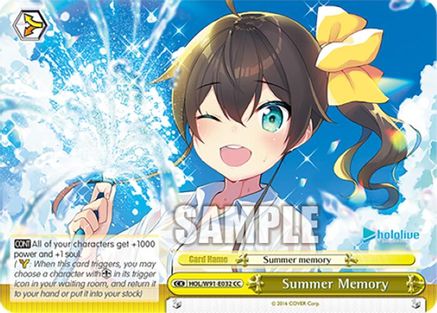 Image of Summer Memory (HOL/W91-E032 CC) - hololive production